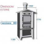 Forno a legna Rossofuoco Garden da esterno